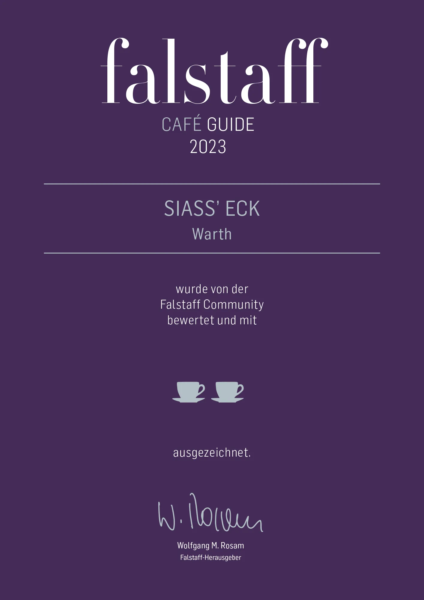 Falstaff Auszeichnung 2023