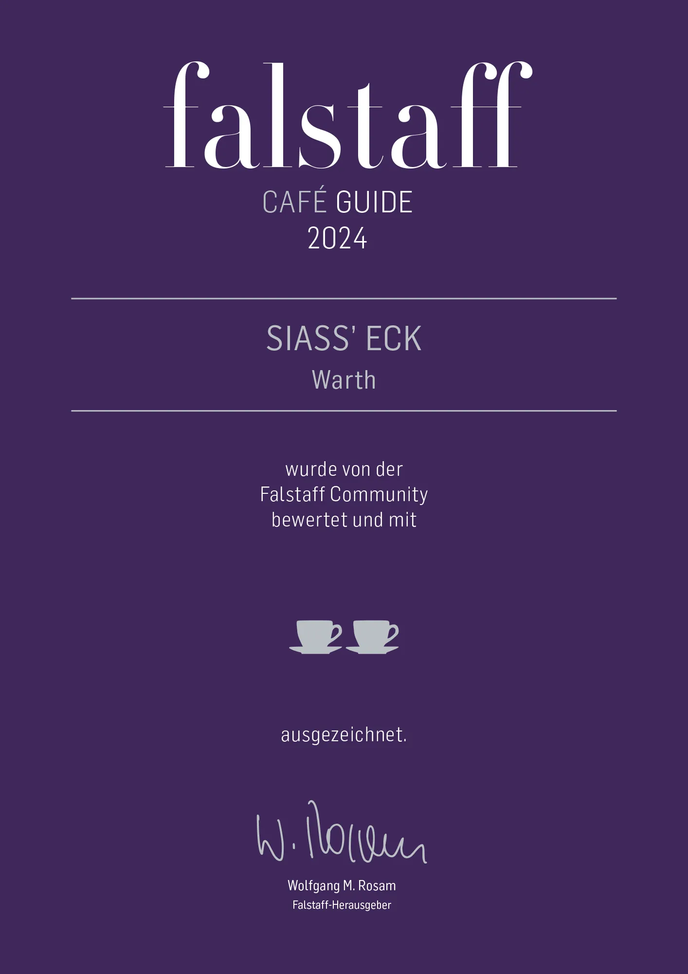 Falstaff Auszeichnung 2024